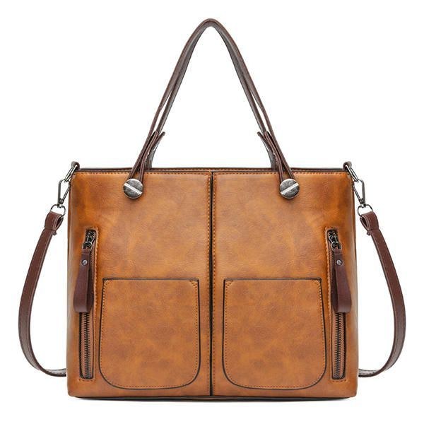 Dame Kunstlæder Minimalistisk Håndtaske Crossbody Taske