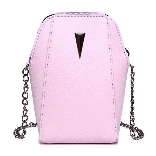 Dame Kvinde Pu Krokodillemønster Kædetaske Telefontaske Clutchtaske Crossbody-taske