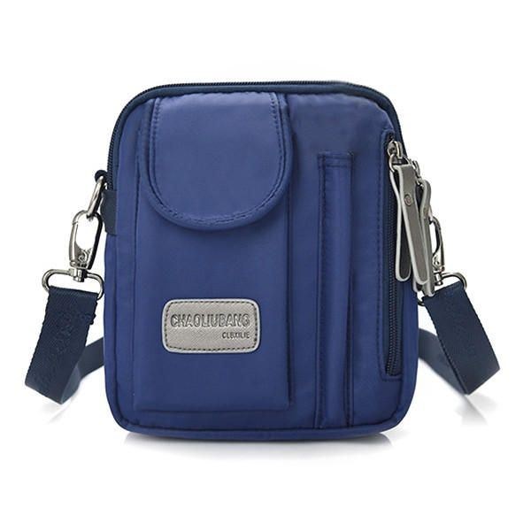 Dame Mænd Nylon Letvægts Vandtætte Messenger Tasker Casual Skuldertasker Messenger Tasker