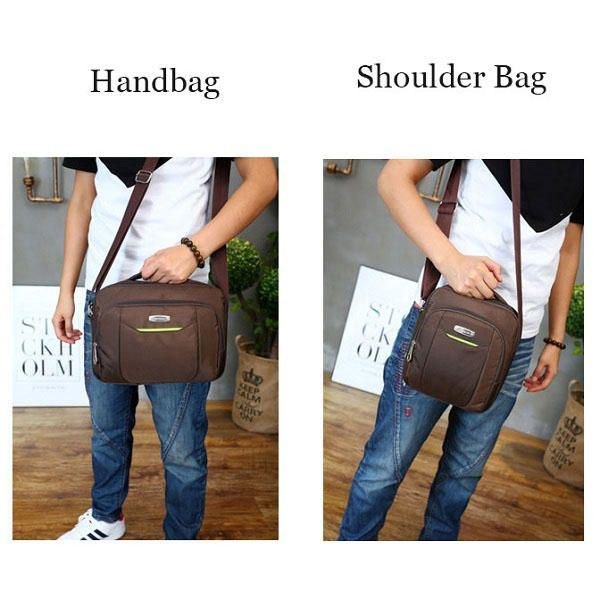Dame Mænd Nylon Multifunktion Sport Daglig Casual Håndtaske Skuldertaske Crossboby Bag