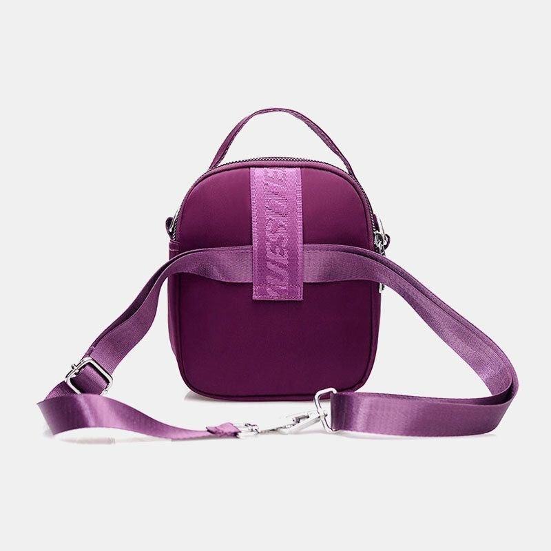 Dame Mini Lille Letvægts Vandtæt Skuldertaske Crossbody Taske Telefontaske