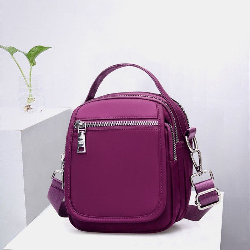 Dame Mini Lille Letvægts Vandtæt Skuldertaske Crossbody Taske Telefontaske