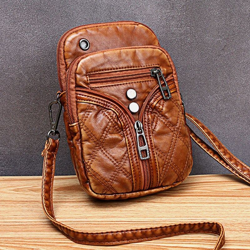 Dame Mode Mini Skuldertaske Crossbody Taske Afslappet Telefontaske