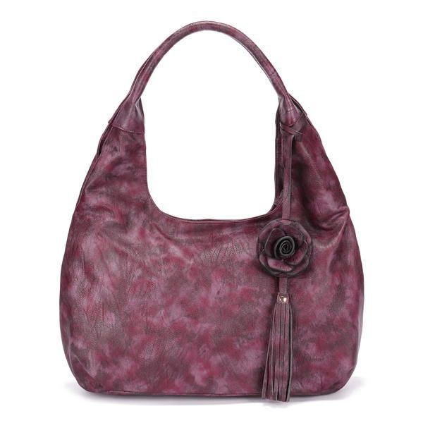 Dame National Style Vintage Floral Crossbody-taske