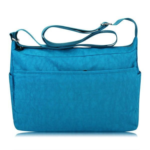 Dame Nylon Letvægtstaske Casual Outdooor Vandtæt Skuldertaske Crossbody Taske