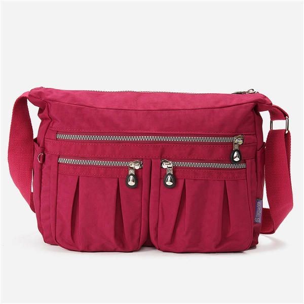 Dame Nylon Letvægtstasker Casual Outdoors Vandtætte Skuldertasker Crossbody Tasker