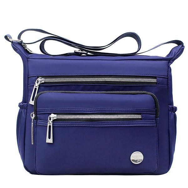 Dame Nylon Multi-layer Mummy Bag Skuldertaske Messenger Bag