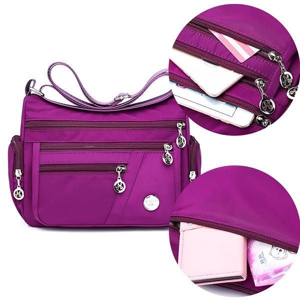 Dame Nylon Vandafvisende Crossbody Skuldertaske Casual Original Taske