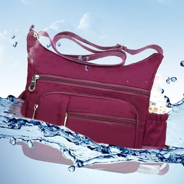 Dame Nylon Vandtæt Crossbody Bag Skuldertaske