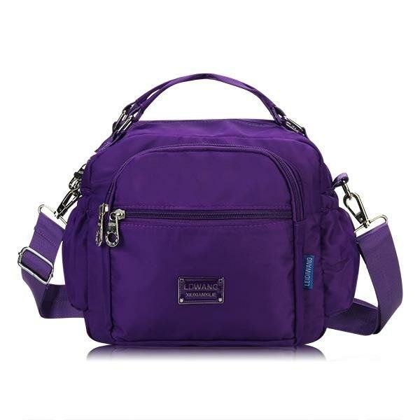 Dame Nylon Vandtætte Tasker Piger Casual Skuldertasker Outdoor Crossbody Tasker