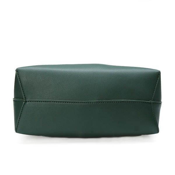 Dame Pu Læder Crossbody Taske Casual Crossbody Taske Billedpakke