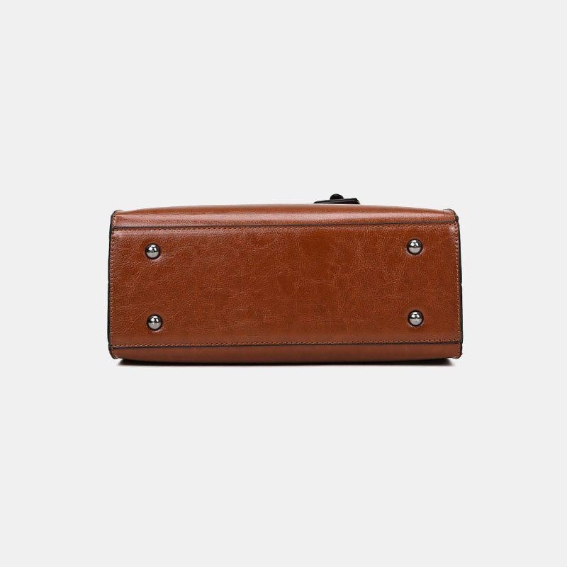 Dame Retro Crossbody-taske Med Stor Kapacitet Håndtaske Satchel-taske