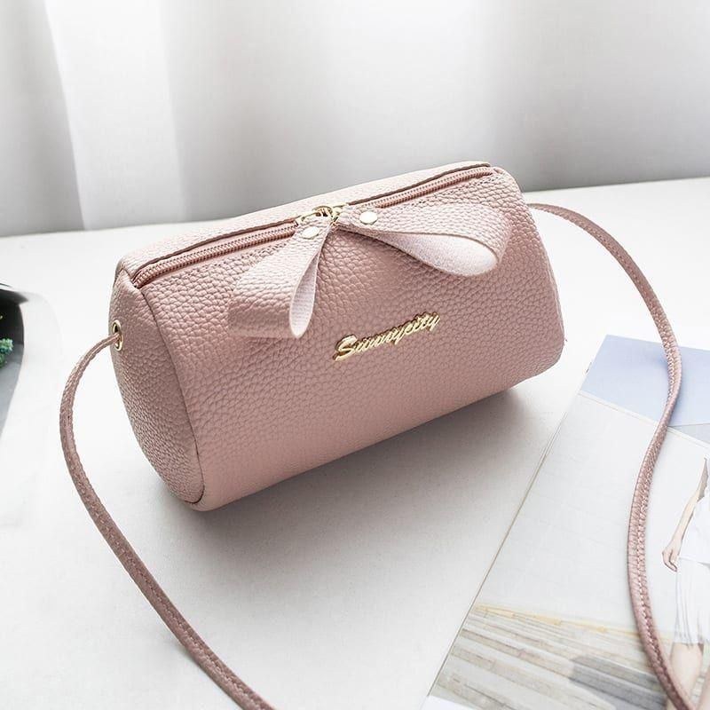 Dame Stilfuld Pu-læder Crossbody-taske Med Flere Slidser
