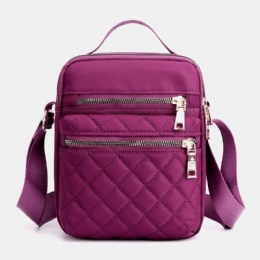 Dame Stor Kapacitet Vandtæt Håndtaske Med Flere Lommer Skuldertaske Crossbody-taske