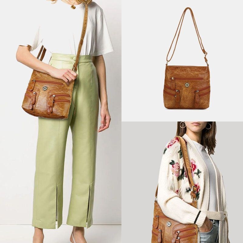 Dame Vandtæt Firkantet Taske Crossbody Taske Skuldertaske