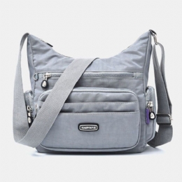 Dame Vandtæt Multi-pocket Solid Casual Crossbody Taske Skuldertaske