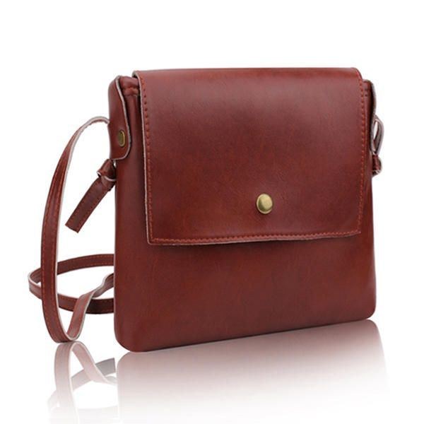 Dame Vintage Crossbody Tasker Konvoluttasker Skuldertasker Små Messenger Tasker