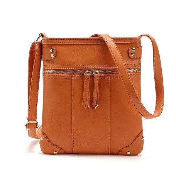 Dame Vintage Messenger Tasker Piger Casual Skuldertasker Retro Crossbody Tasker