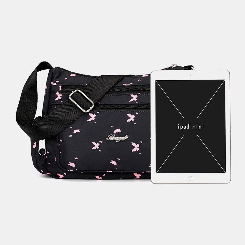 Damemode Nylon Casual Skuldertaske Crossbody Taske