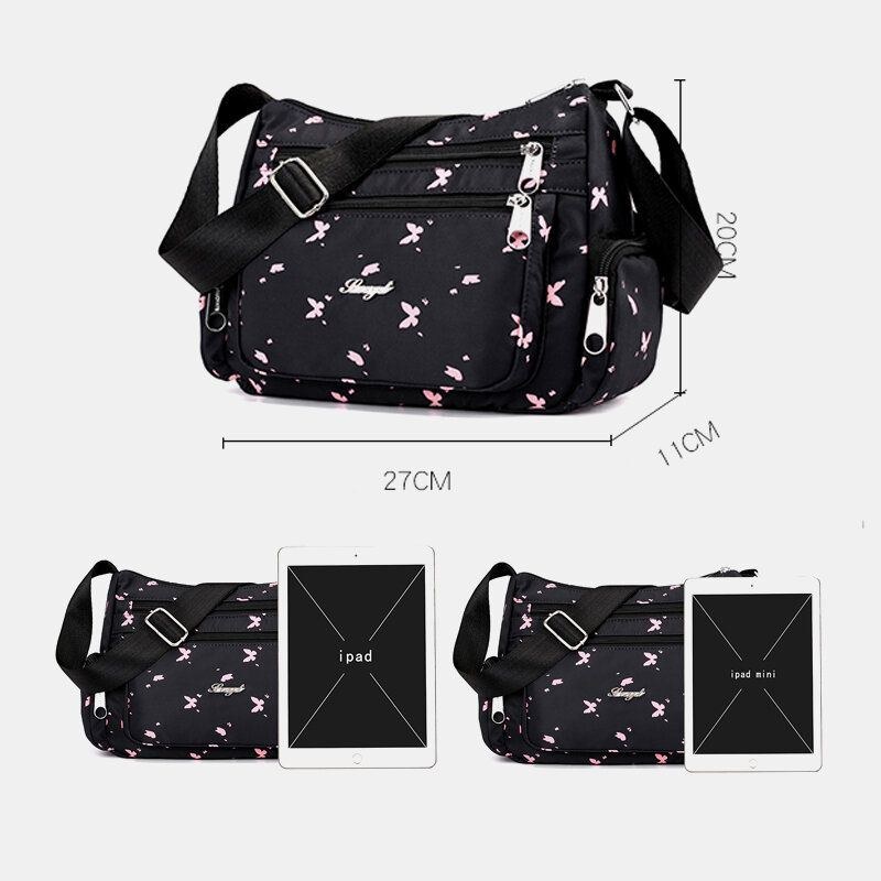Damemode Nylon Casual Skuldertaske Crossbody Taske
