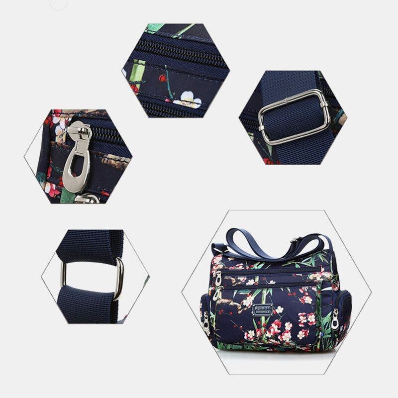 Damer Vandtæt Letvægts Casual Crossbody-taske Skuldertaske