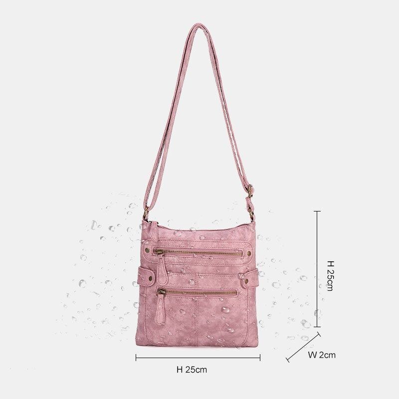 Damer Vandtæt Multi-pocket Anti-tyveri Crossbody Bag Skuldertaske