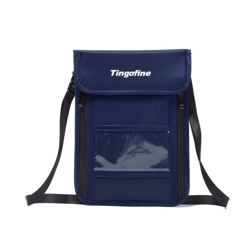 Herre Kvinder Nylon Vandtæt Anti-tyveri Rejsepas Multifunktion Sling Bag Crossbody Taske