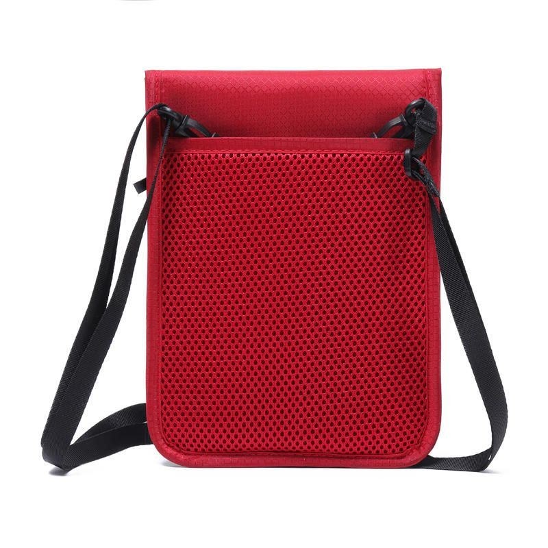 Herre Kvinder Nylon Vandtæt Anti-tyveri Rejsepas Multifunktion Sling Bag Crossbody Taske
