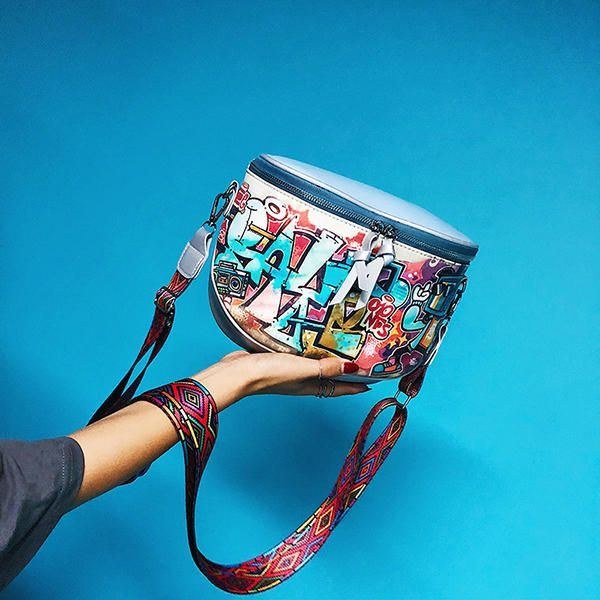 Kvindemode Multi-bæretaske Hip-hop Crossbody-taske