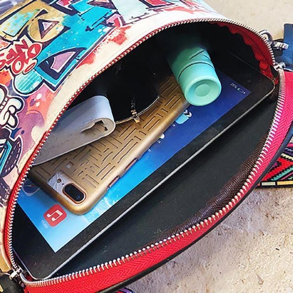 Kvindemode Multi-bæretaske Hip-hop Crossbody-taske