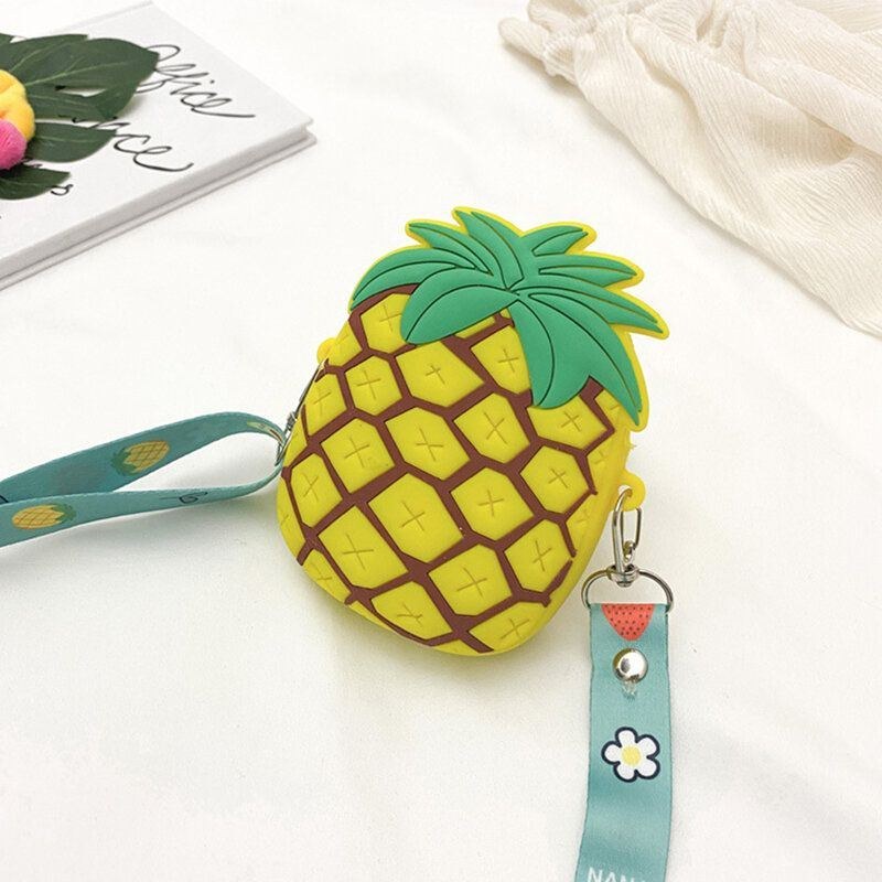 Sød Jordbær Avocado Gummi Mini Crossbody Taske