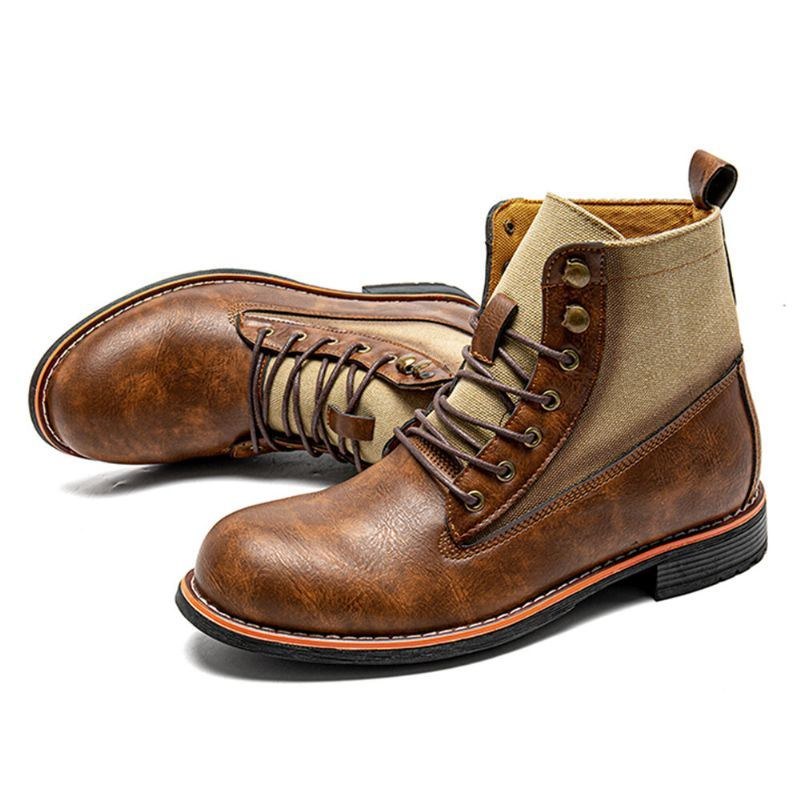 Herre Retro Casual Non-slip Splejsning Business Short Boots