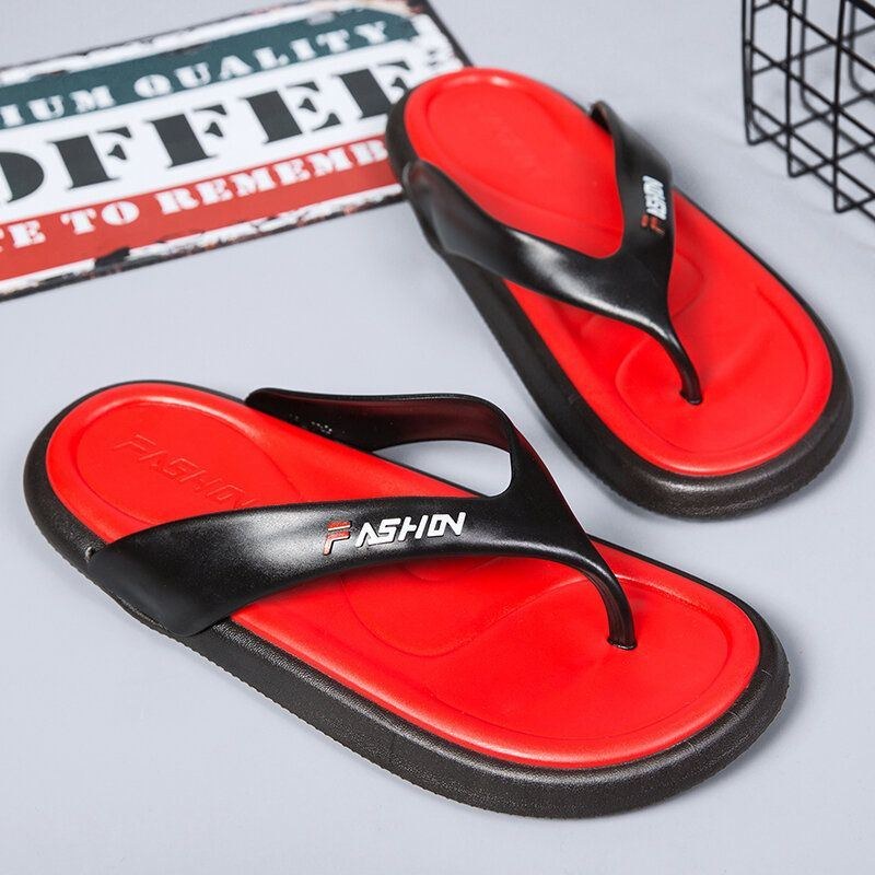 Mændtrusse Blød Sål Letvægts Udendørs Flip Flops Casual Platform Hjemmesko