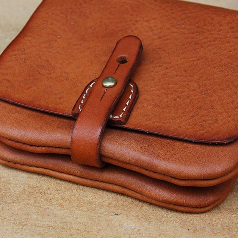 Herre Ægte Læder Edc Multifunktion Lighter Case 6.5 Tommer Telefontaske Taljetaske Bælteskede