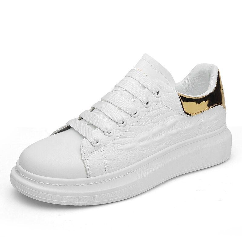 Herre All-match Style Casual Bløde Hvide Flade Sko