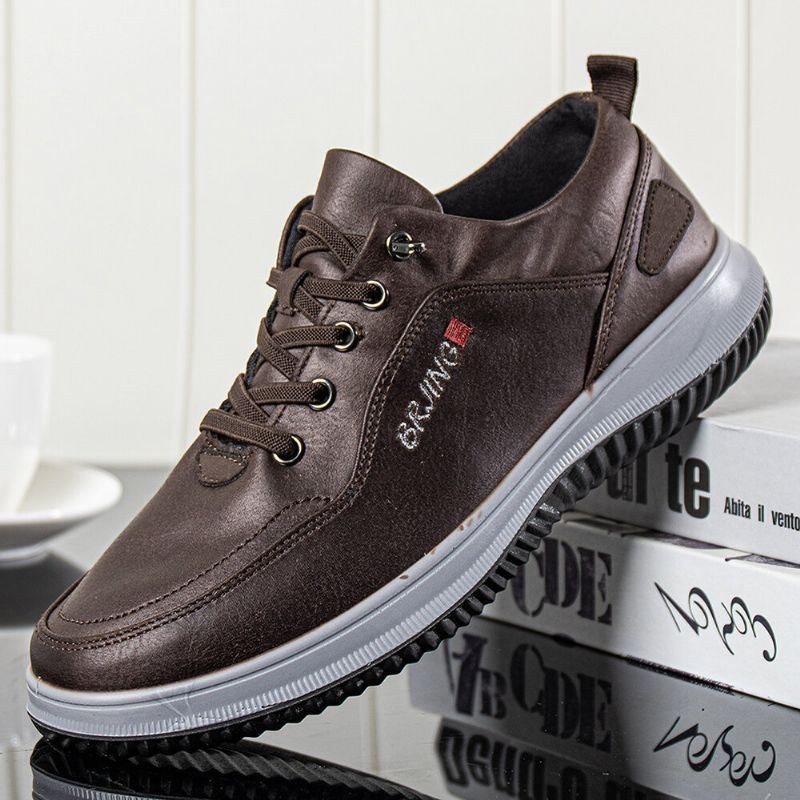 Herre Blød Sål Åndbar Skridsikker Casual Court Sneaker Sportssko