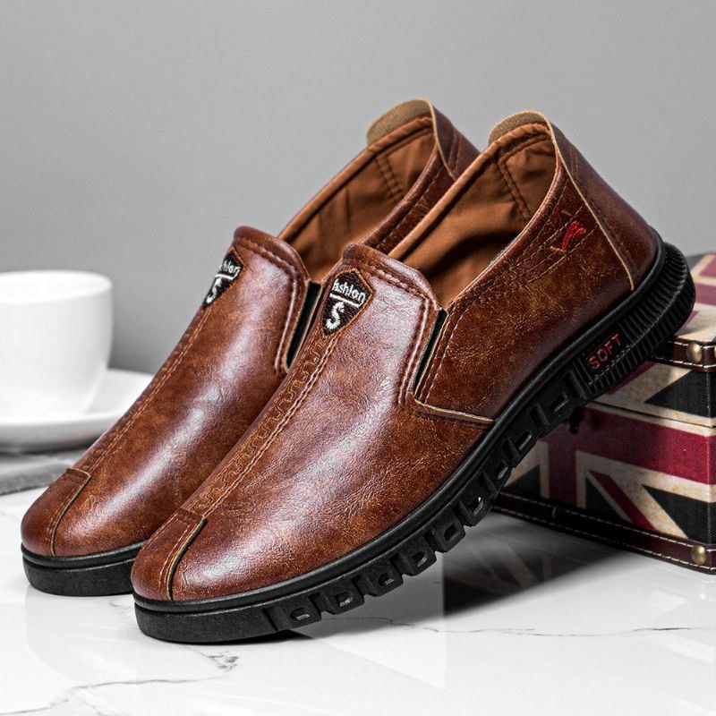 Herre Bløde Såler Slip On Casual Business Sko