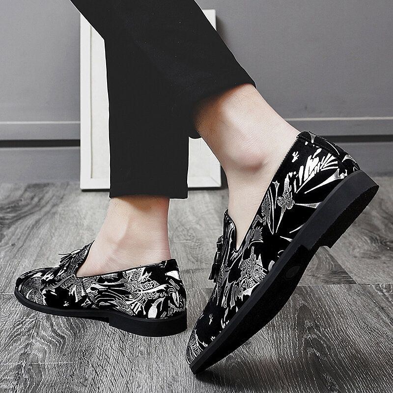 Herre Casual Bådsko Skridsikre Bløde Slip On Udendørs Flade Komfortable Sko