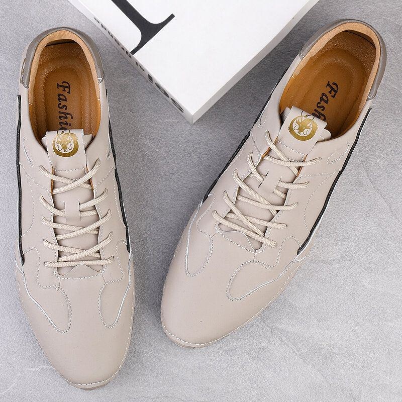 Herre Casual Snørestikning Walking Driving Loafers Sko