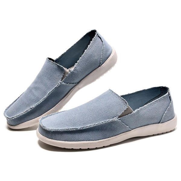 Herre Fritid Flade Sko Slip On Casual Sko Soft Sole Sneakers