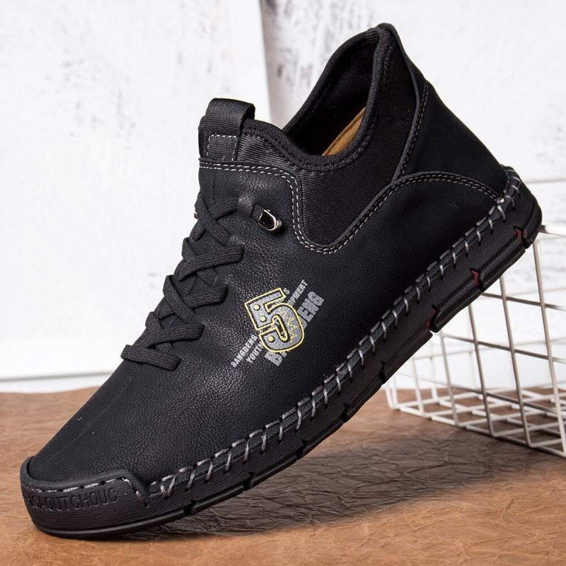 Herre Håndsyning Splejsning Skridsikker Blød Sål Business Casual Sko