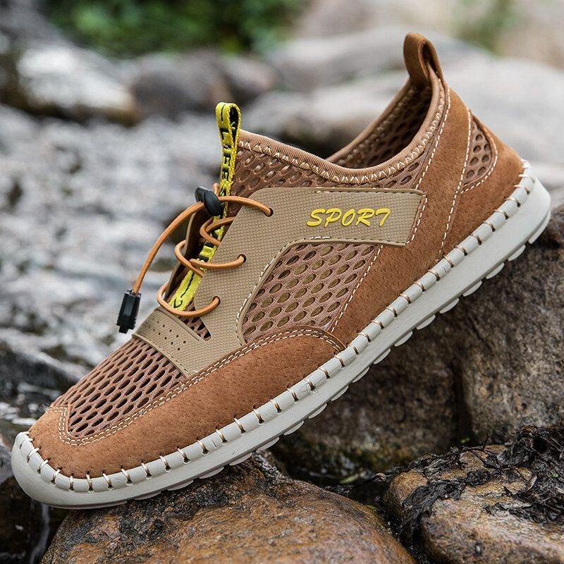 Herre Mesh Åndbar Skridsikker Comfy Sports Casual Outdoor Sko
