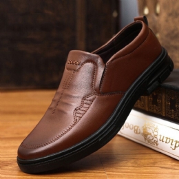 Herre Microfiber Åndbar Blød Behagelig Slip On-underdel Casual Klassiske Business Sko