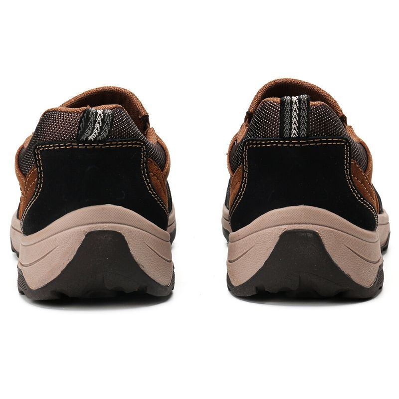 Herre Udendørs Skridsikre Behagelige Slip-on Casual Lædersko