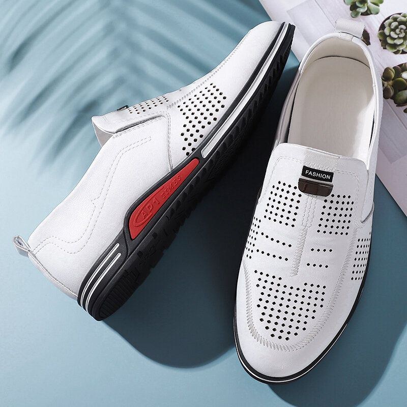 Koskind Til Mænd Udhulet Åndbar Behagelig Underdel Slip On Casual Business Sko