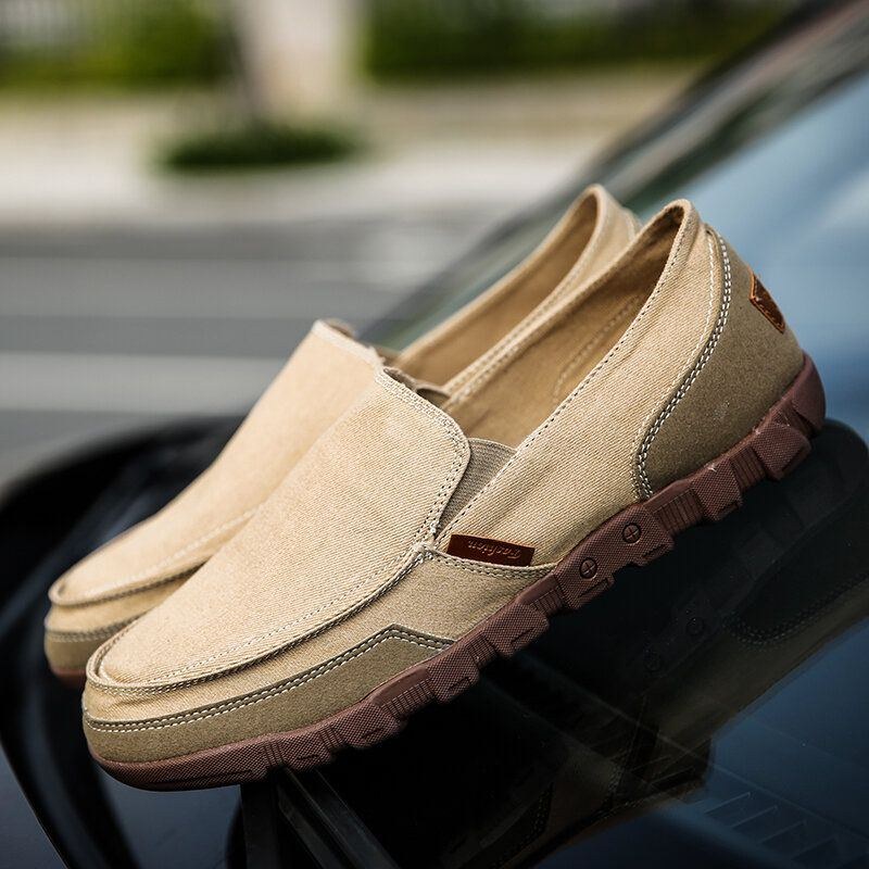 Mænd Åndbar Skridsikre Behagelige Afslappede Loafers