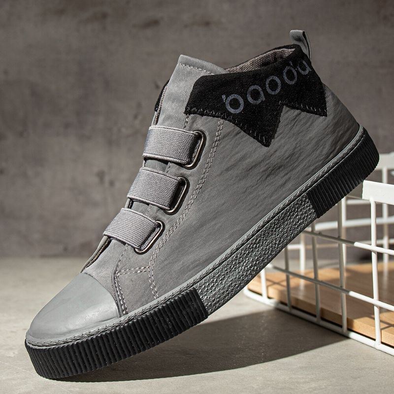 Herre Åndbar Blød Sål Krogløkke Comfy Court Casual Canvas Sko