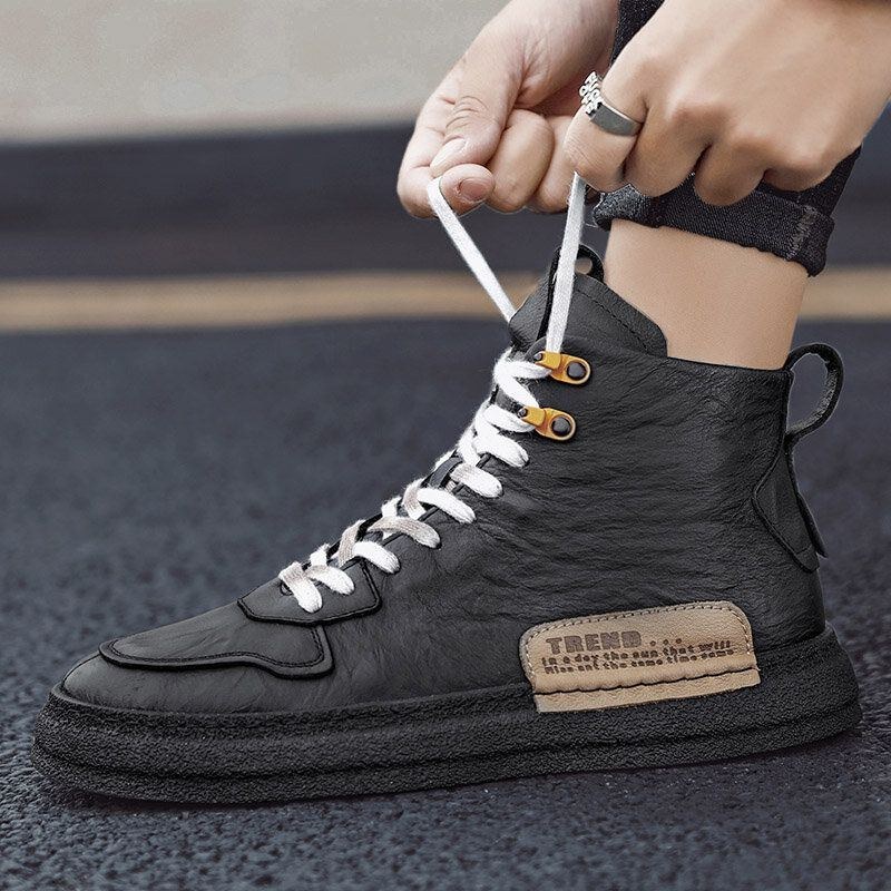 Herre High Top Vandtætte Skridsikre Behagelige Casual Sneakers