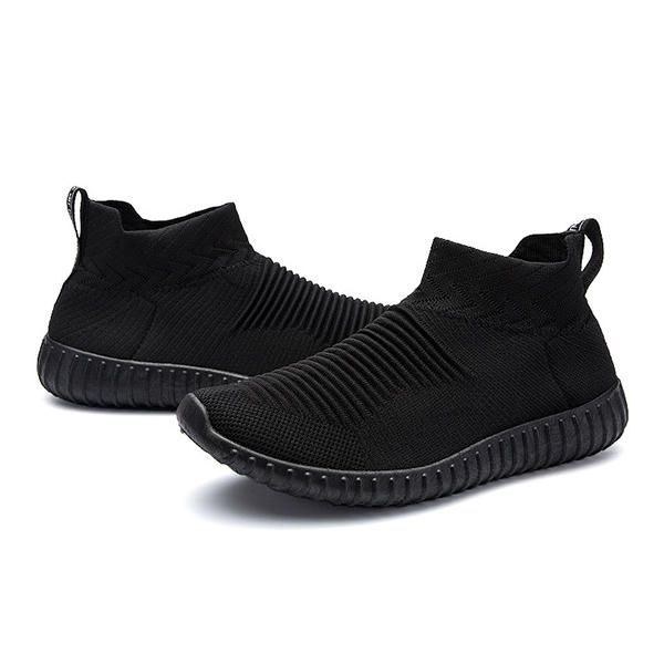 Herre Komfortabelt Strikstof High Top Slip On Sneakers