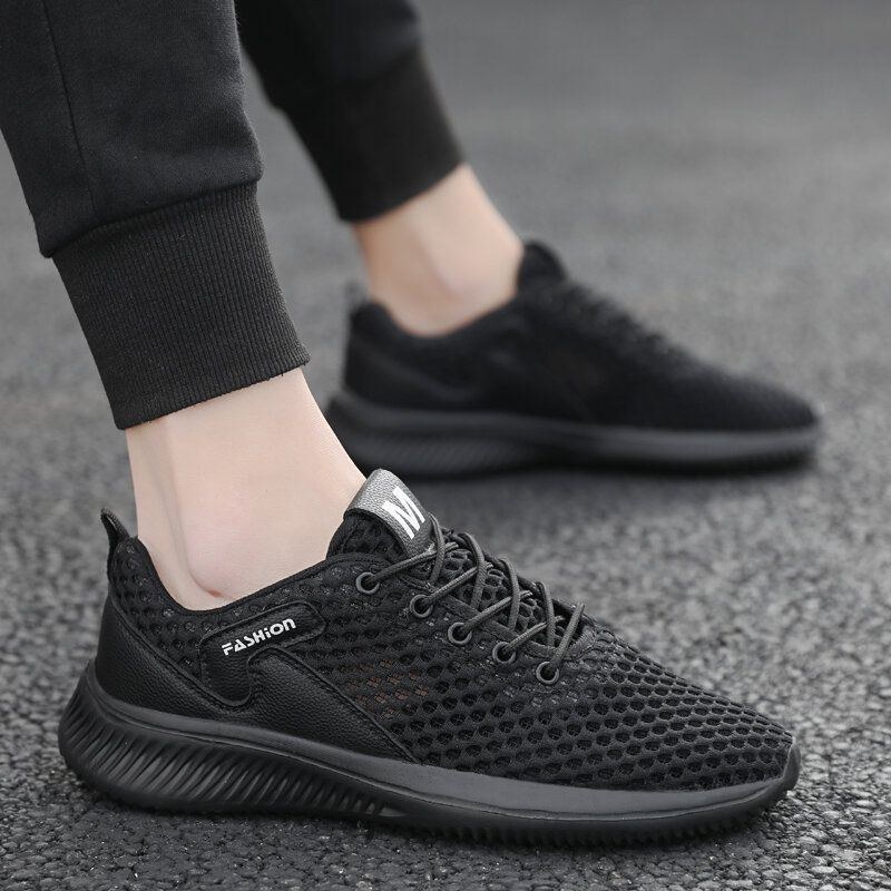 Herre Mesh Åndbar Letvægts Sports Casual Løbesko